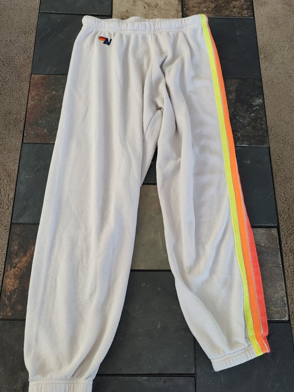 Aviator Nation Large 5 Stripe Sweatpants